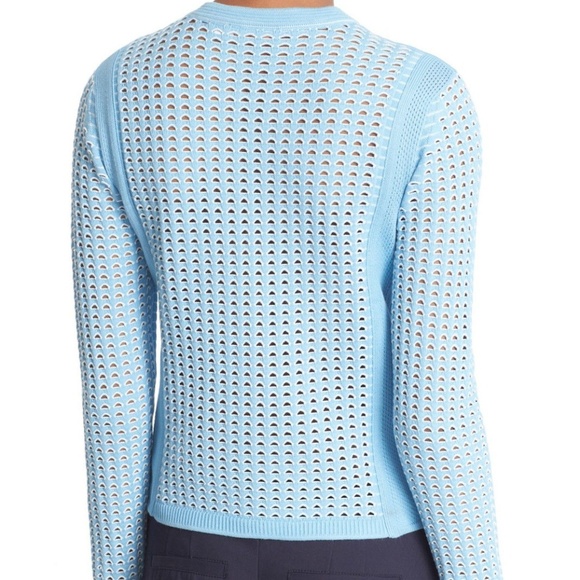 Tory Burch Cutout Stretch-Knit Sweater. - Picture 4 of 6